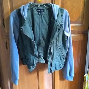 Rue 21 Sz L Hooded Jacket